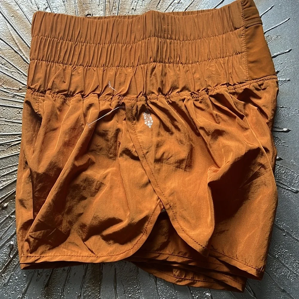 Free People FP Movement The Way Home Shorts in Honey Mallow